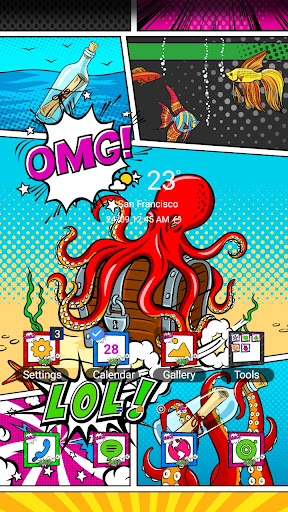 Android application Summer Comics - Wallpaper screenshort