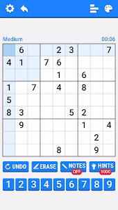 Sudoku Quebra-cabeça clássico