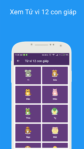 Tử vi Huyền Các : Tử vi 2024 Screen 2
