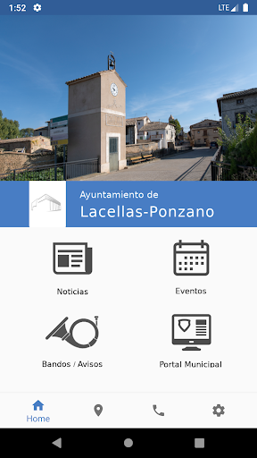 Android application Ayuntamiento Lascellas-Ponzano screenshort