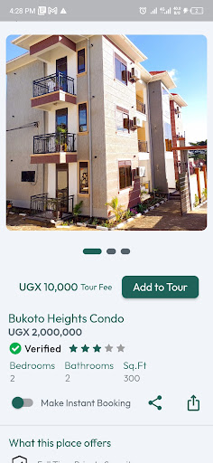 Kampala Rentals Screen 2