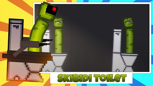 Skibidi toilet mod Melon Play