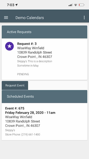 Demo Calendars Screenshot 4 - AppWisp.com