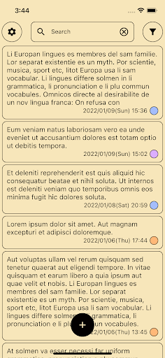 Android application G-Journal screenshort