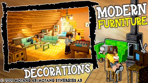 Android application Furnicraft Mod: Decor for MCPE screenshort