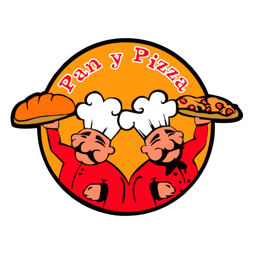 Pan y Pizza logo