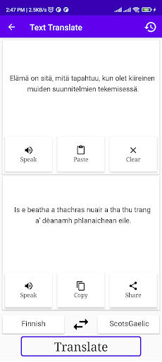 Finnish ScotsGaelic Translator