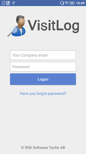 VisitLog Screen 2