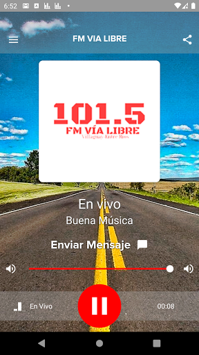 Android application Fm Via Libre screenshort