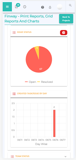 iTOP 5PM - Project Management Screen 3