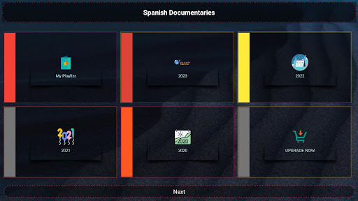 Screenshot of Documentales Españoles