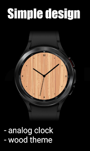 Wood Watch Face