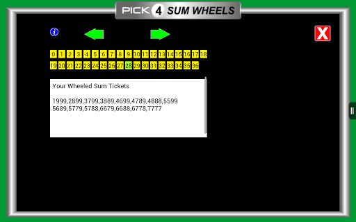 Lottery Pick 4 Game Tracking