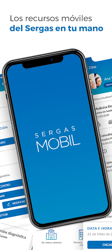 Android application Sergas Móbil screenshort