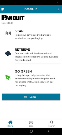 Android application Panduit Install-It screenshort