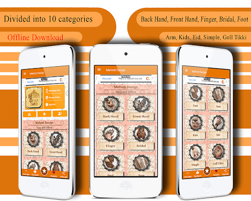 Android application Mehndi Design offline & simple screenshort