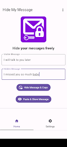 Hide My Message - Chat freely
