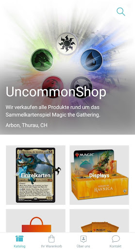 Android application UncommonShop screenshort