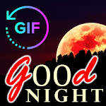Cover Image of Download Good Night Gif Wishes Messages  APK