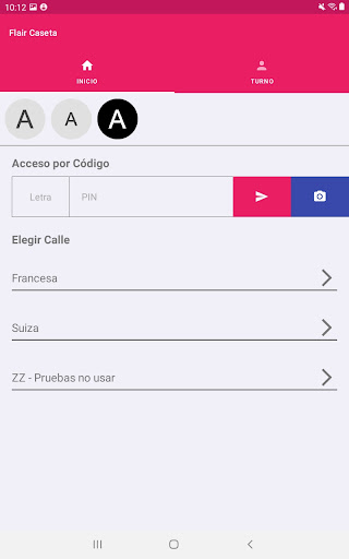 App screenshot