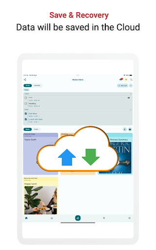 Screenshot of Note, To-do, Voice Note Widget