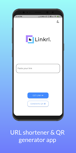 Android application Linkrl - URL Shortener screenshort
