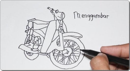Drawing a Motorcycle for Beginners