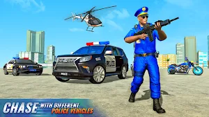 US Police Prado Gangster Chase:Prado Car Games screenshot 10