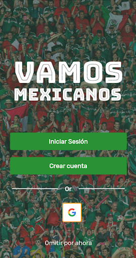 Android application Vamos Mexicanos screenshort