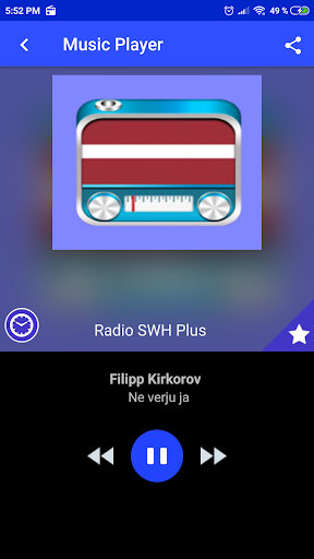 Android application Radio Swh Plus listen Online screenshort