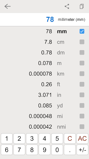 Screenshot of Unit Converter