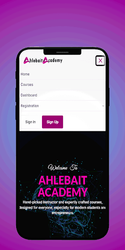 Ahlebait Academy Screen 3