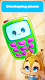 screenshot of Babyphone game Numbers Animals