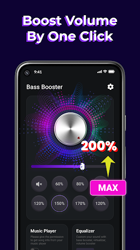 Android application Bass Booster screenshort