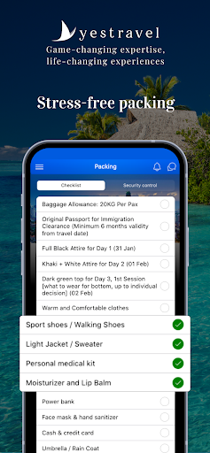 Yes Travel Screen 3