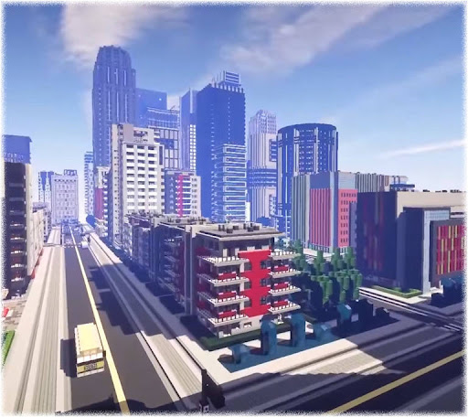 Android application City Maps Mod for PE screenshort