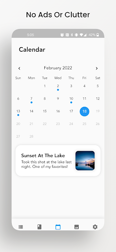 Moments - Journal, Diary Screen 3