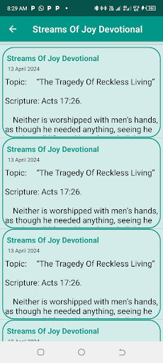 Streams Of Joy Devotional