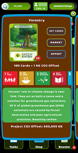 Green Karma - Offset CO2 Screen 3