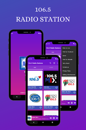 Android application 106.5 Radio Stations Online screenshort