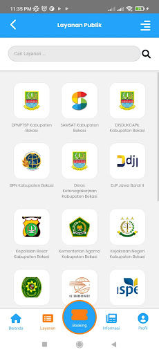 Android application MPP Kabupaten Bekasi screenshort