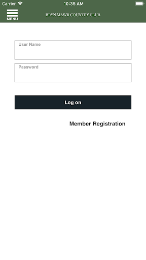 Android application Bryn Mawr Country Club screenshort