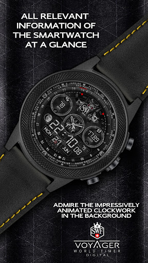 SWF Voyager Digital Watch Face Screen 2