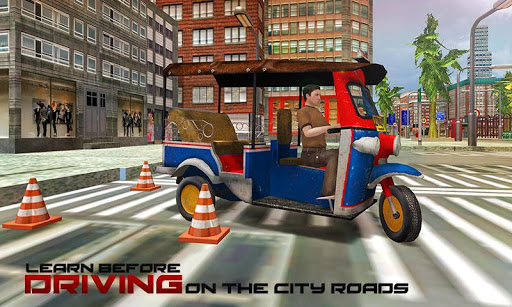 Tourist Transport Taxi: Tuk Tuk Driving Simulator 2.3 screenshots 3