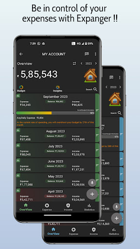 Android application Expanager : Expense Manager screenshort