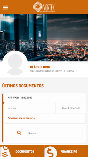 Android application VÓRTEX screenshort