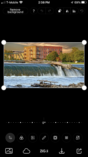 Android application ZiG.li Image Editor screenshort