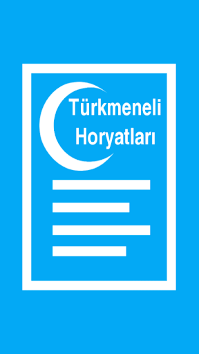 Android application Türkmeneli Horyatları screenshort