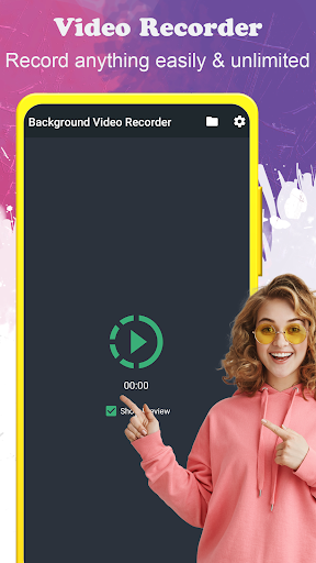 Android application background video recorder screenshort