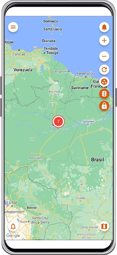 Android application JC RASTREAMENTO V2 screenshort